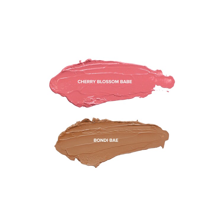 Pink Blush & Nude Bronze - Mini duo krémových tyčinek