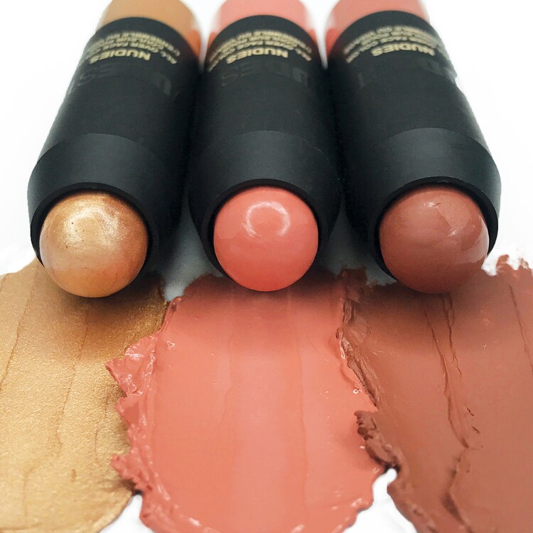 Mini Nudies Blush, Bronze, Glow Kit - Sada s líčením pro oči, rty a pleť