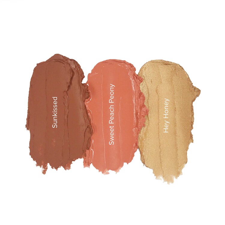 Mini Nudies Blush, Bronze, Glow Kit - Sada s líčením pro oči, rty a pleť