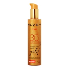 Nuxe Sun - Aceite Bronceador Gold Rostro y Cuerpo SPF 30, Nuxe