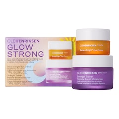Glow Strong Set - D&uacute;o de crema hidratante y contorno de ojos, Olehenriksen