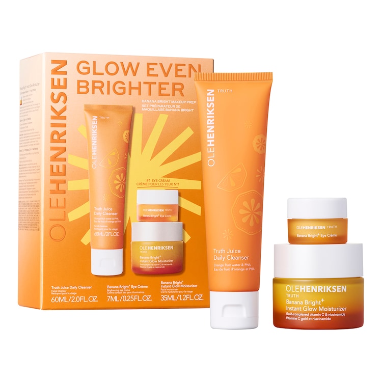 Glow Even Brighter - Zestaw do pielęgnacji z kwasem hialuronowym i witaminą C