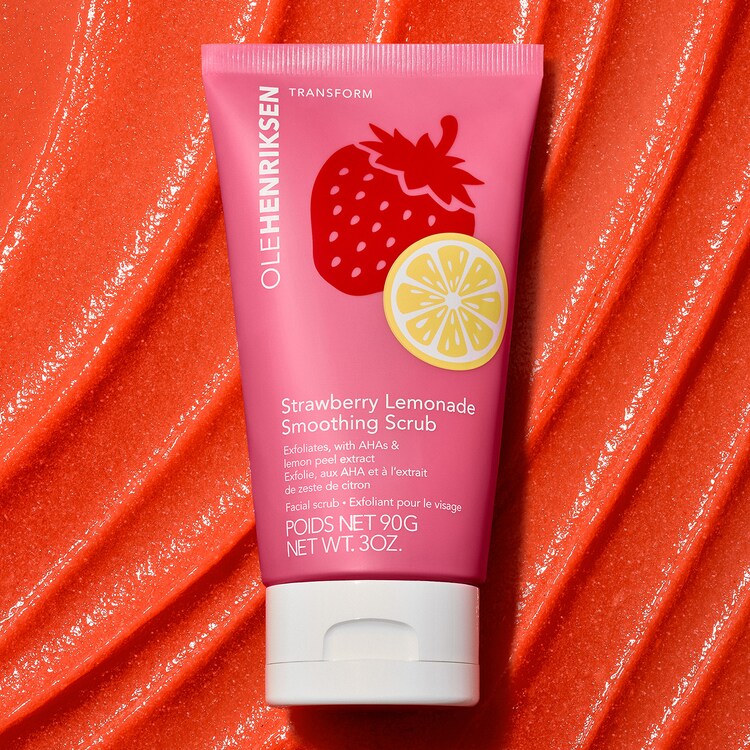 Strawberry Smoothing Scrub - Gesichtspeeling mit AHA