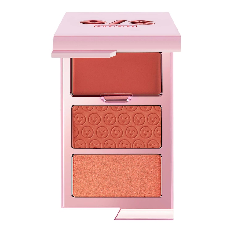 Cheek Clapper 3D - Trio de blush texturizado