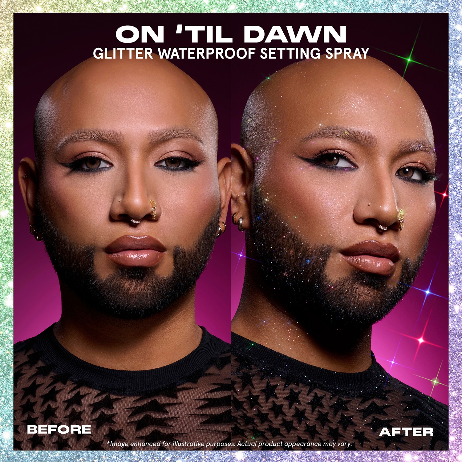 On 'Til Dawn Glitter Waterproof Setting Spray