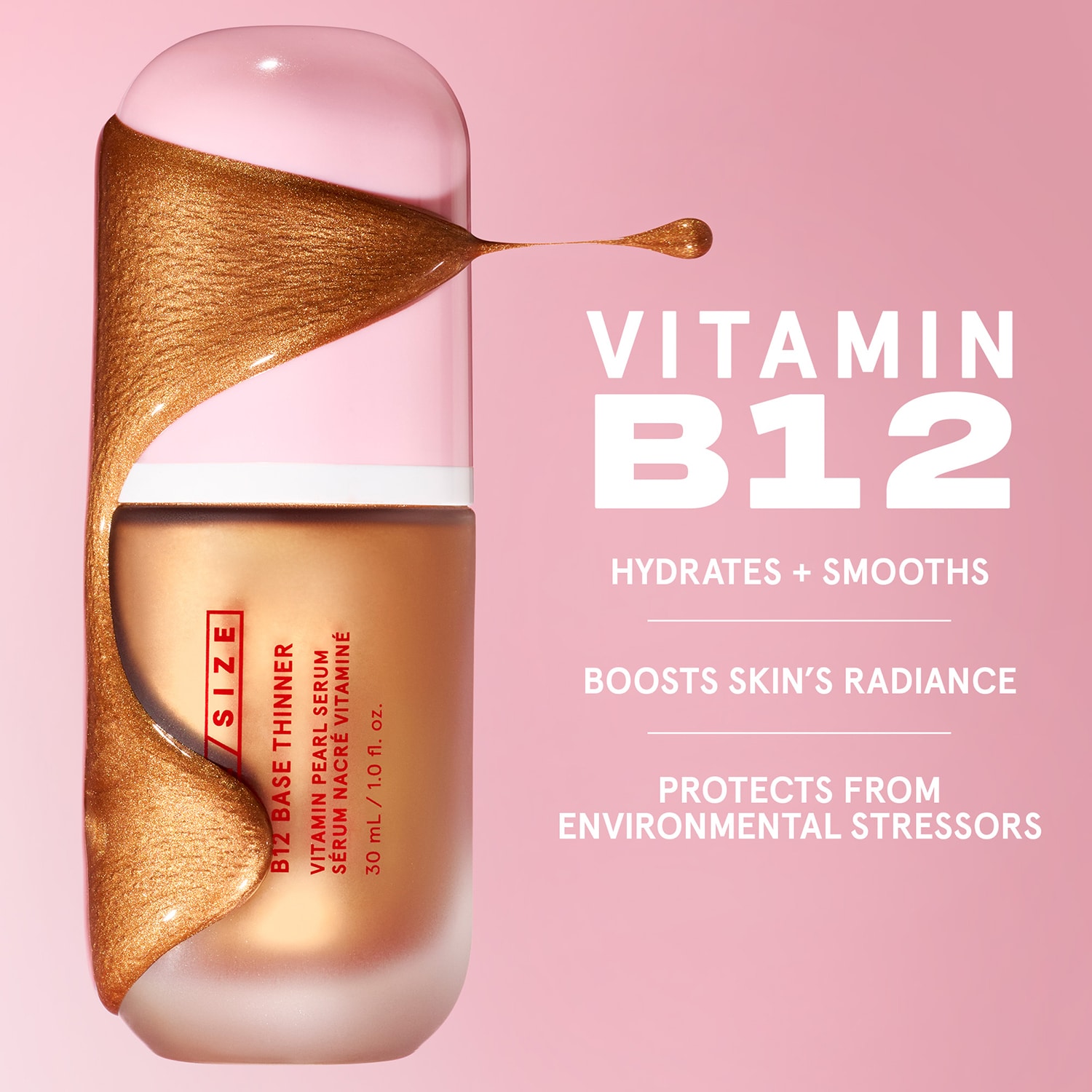 B12 Base Thinner Bronze Vitamin Pearl Serum