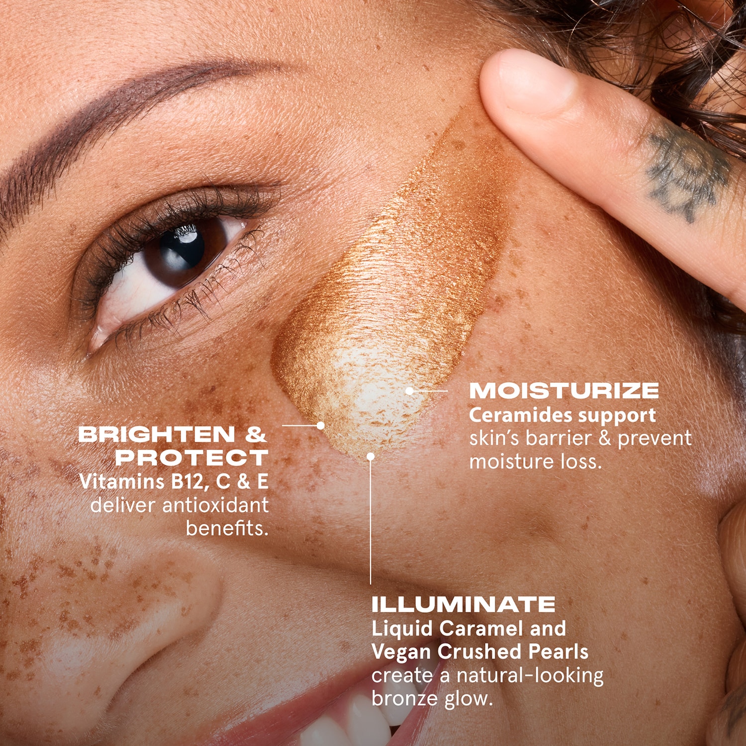 B12 Base Thinner Bronze Vitamin Pearl Serum