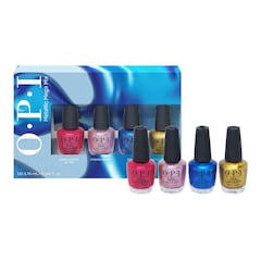 Metallic Mega Mix - Automne 2024 Coffret de minis vernis tenue jusqu'&agrave; 7 jours, OPI
