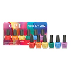 Make 'Em Jelly &ndash; Coffret de 6 minis vernis &agrave; ongles tenue jusqu'&agrave; 7 jours, OPI