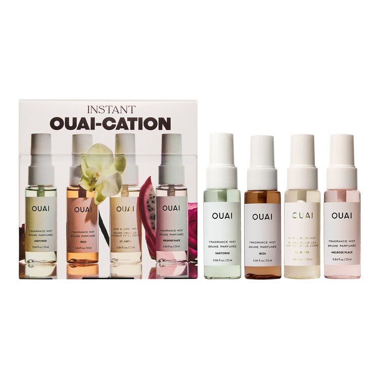Instant Ouai-cation – Coffret de brumes parfumées cheveux et corps