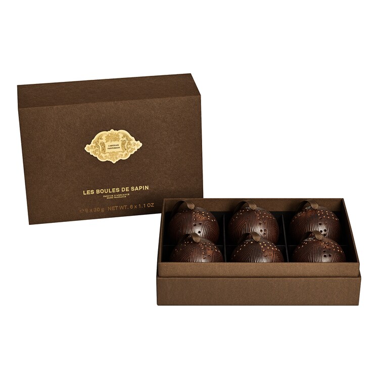 Les Boules de Sapin - Coffret 6 Boules Parfumées