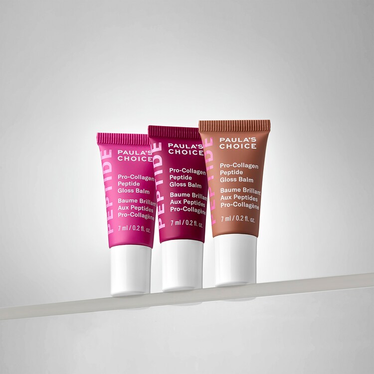 Trio Pro-collagen Peptide Gloss Balm - Cuidado hidratante para os lábios