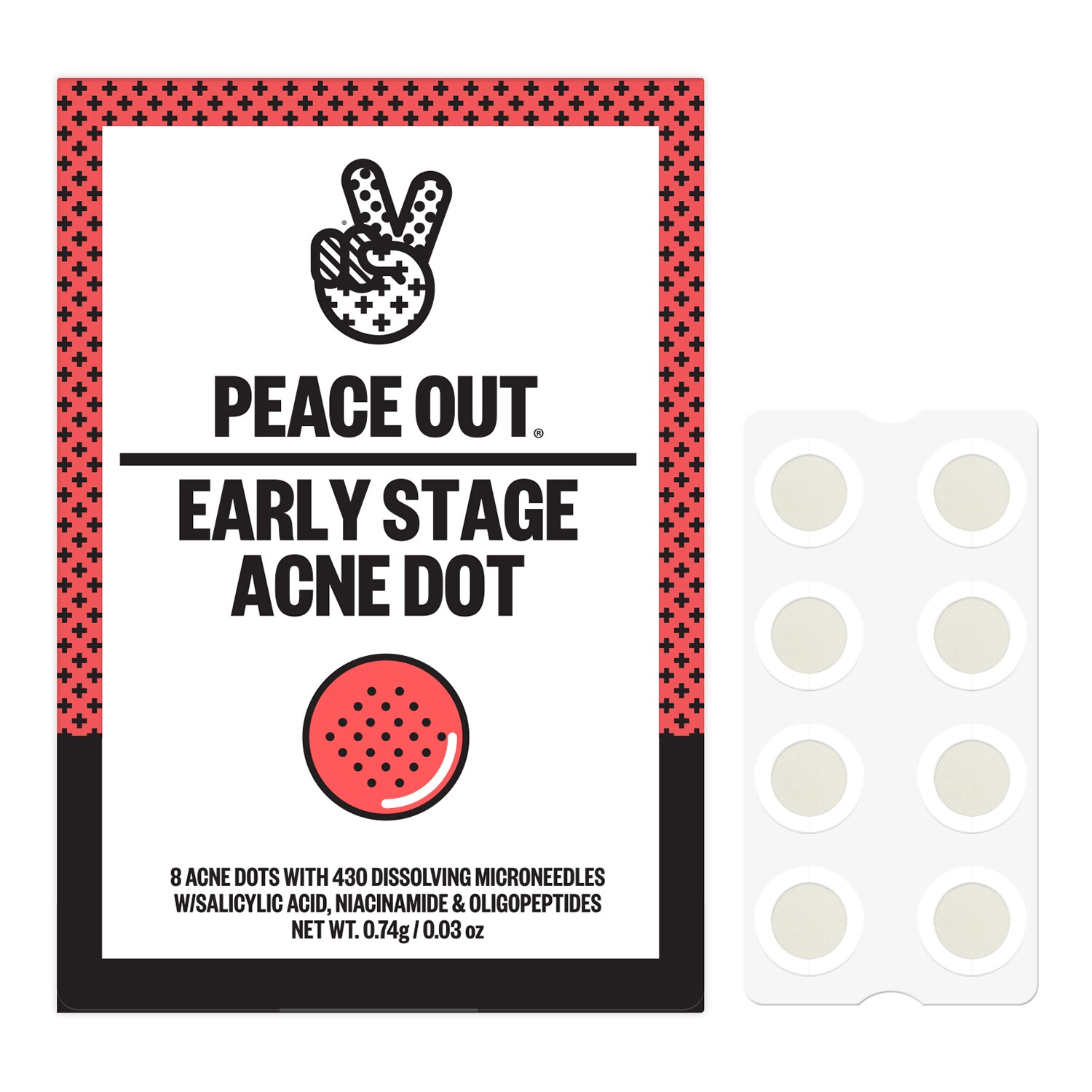 PEACE OUT SKINCARE - Acne Treatment Dots – Náplasti na nedokonalosti pleti