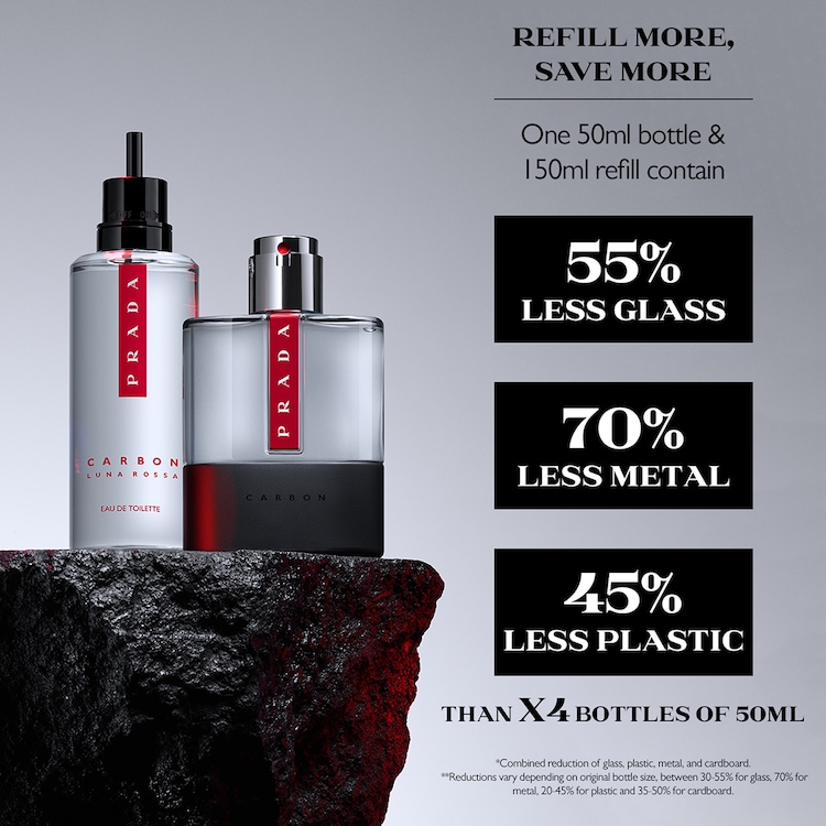 Luna Rossa Carbon - Eau de Toilette Nachfüllflakon