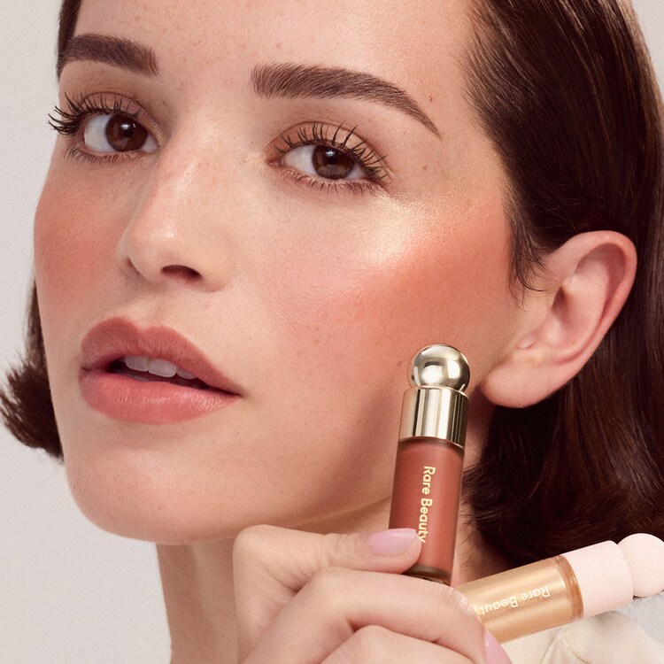Warm Radiance Mini Blush & Luminizer Duo – Mini duo di blush e illuminante