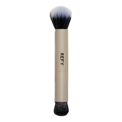 Duo Brush - Makeupb&oslash;rste med dobbelt ende til en stribefri p&aring;f&oslash;ring, REFY