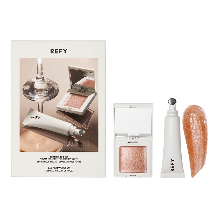 Shimmer Duo Set Solstice - Coffret enlumineur et gloss à lèvres