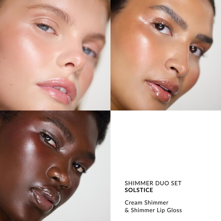 Shimmer Duo Set Solstice - Coffret enlumineur et gloss à lèvres
