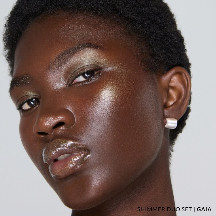 Shimmer Duo Set Gaia - Cofanetto illuminante e gloss labbra