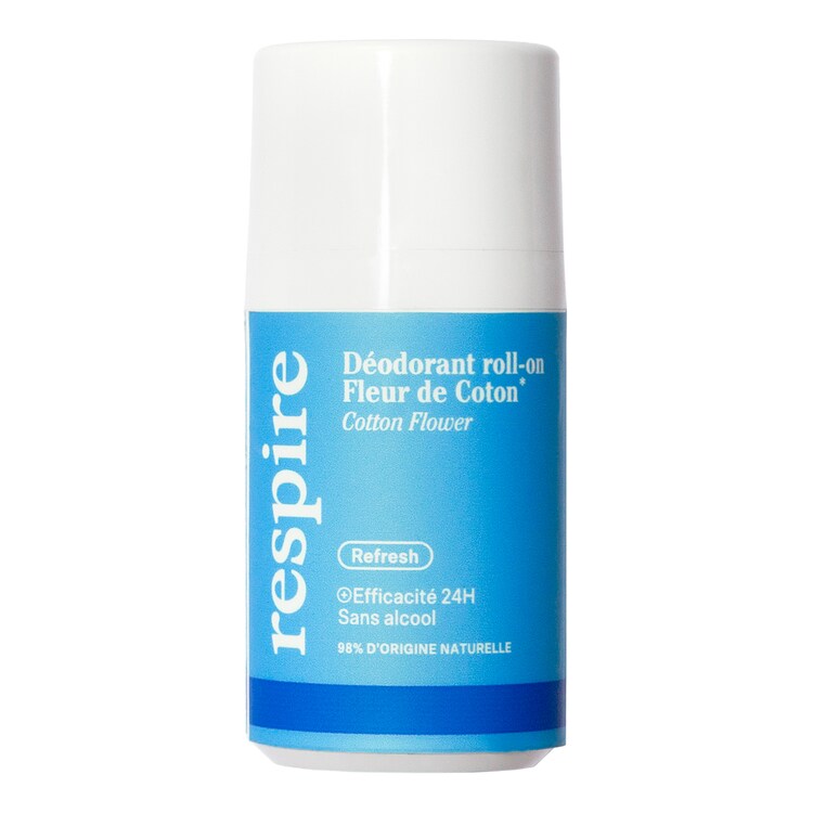 Déodorant Roll-on - Déodorant Fleur de Coton Efficacité 24H