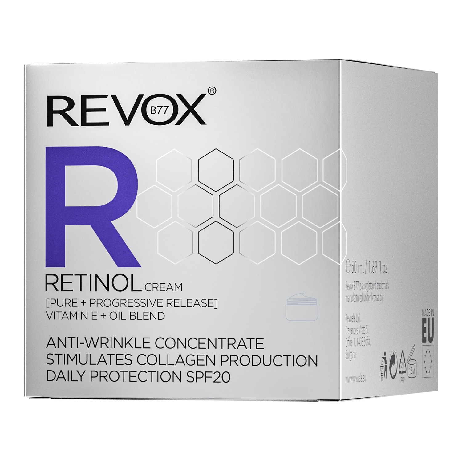 Retinol Daily Protection SPF 20 - Crema de fata cu retinol | Revox