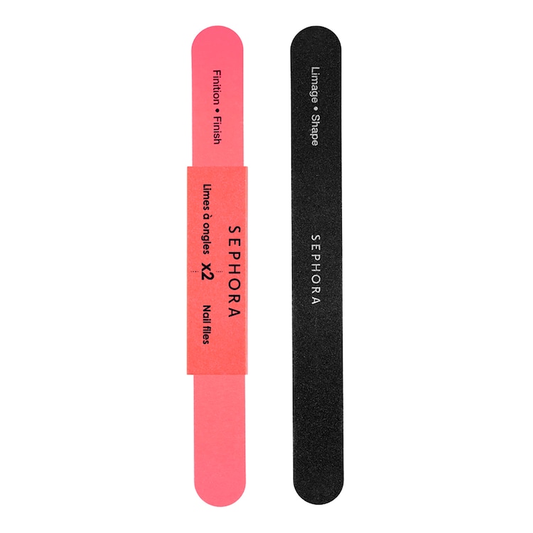 Limas para unhas x2 - Coral e Preto