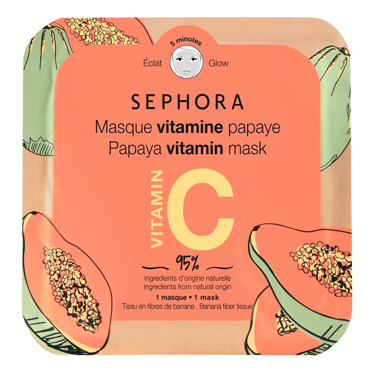 Masque Vitamine Visage - Masque Tissu Visage