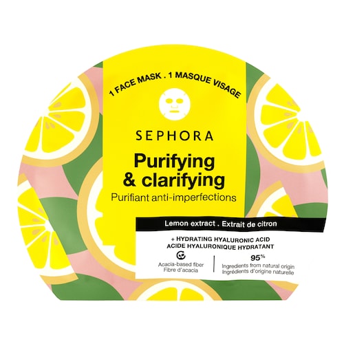 Sephora Collection - Fiber Face Mask - No Waste Mask-22 Citron - For Women