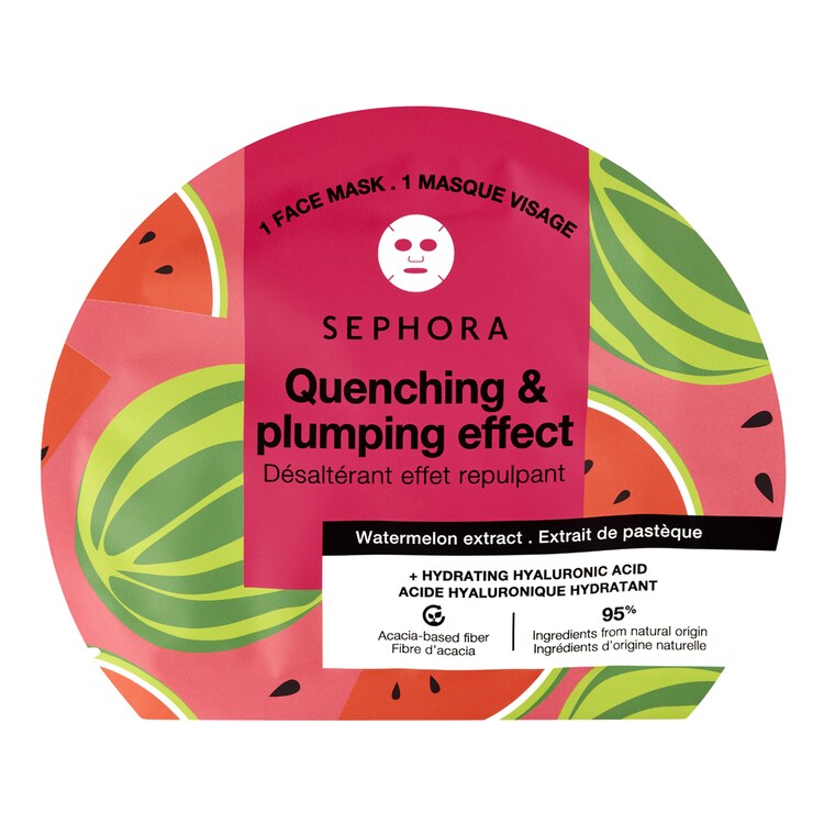 Mascarilla con Extractos de Frutas y Ácido Hialurónico - Mascarilla Facial