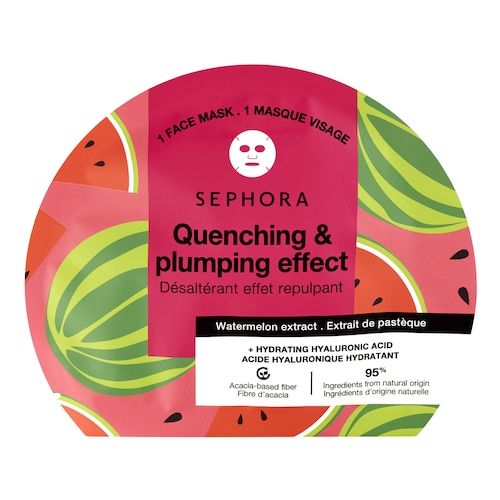 Sephora Collection - Fiber Face Mask - No Waste Mask-22 Pasteque - For Women