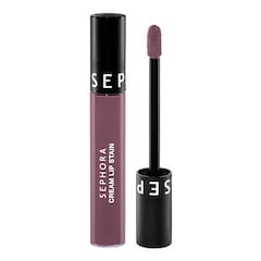 Cream Lip Stain - Rojo Aterciopelado Sin Transferencias - Labial L&iacute;quido Mate, Sephora Collection