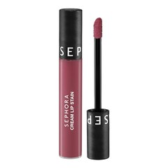 Cream Lip Stain - Rojo Aterciopelado Sin Transferencias - Labial L&iacute;quido Mate, Sephora Collection