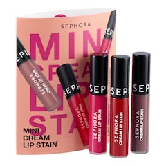 Mini Cream Lip Stain - 3'l&uuml; Mini Cream Lip Stain Seti, SEPHORA COLLECTION