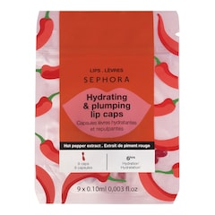 Hydrating & Plumping Lip Caps Mini Capsule &ndash; Pikantn&iacute; objemov&eacute; mini kapsle, SEPHORA COLLECTION
