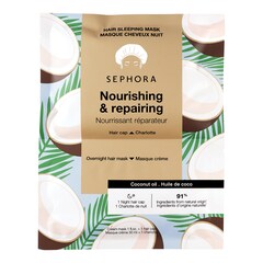 Hair Sleeping Cream - Noćna krema za kosu 30 ml + Kapa, SEPHORA COLLECTION