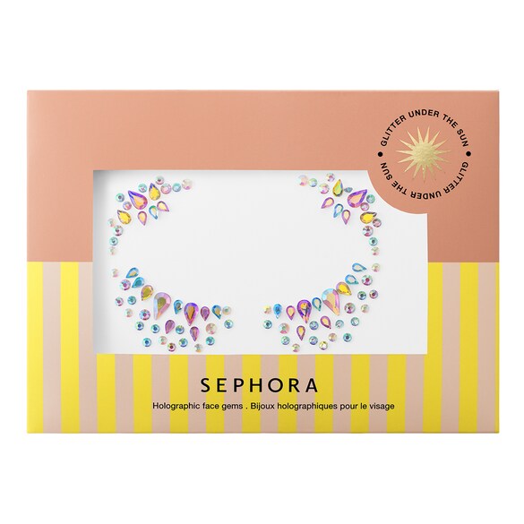 Glitter Under De Sun Holographic Face Gems - Pribor za tijelo, SEPHORA COLLECTION