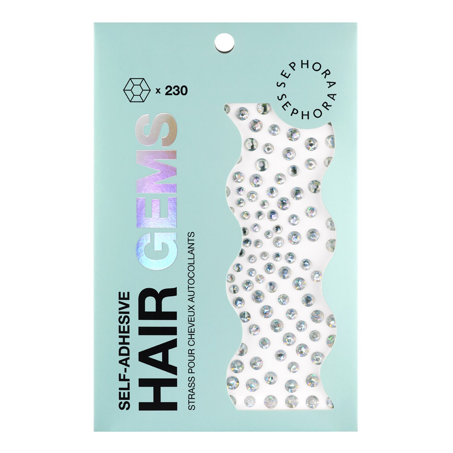 SEPHORA COLLECTION - Strass Pour Cheveux – Samolepicí kamínky do vlasů