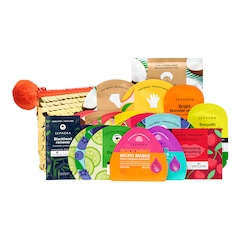 KIT GRANDE DE M&Aacute;SCARAS - 20 m&aacute;scaras de cuidado da cabe&ccedil;a aos p&eacute;s, Sephora Collection