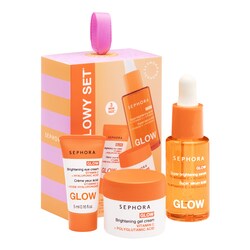 LET'S GET GLOWY SET - Kit Mini routine soin éclat