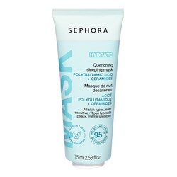 Masque de nuit désaltérant - à l'Acide polyglutamique et aux Céramides