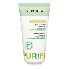 CLEAR & PURIFY - Nawilżająco-matujący fluid 8H Kwas poliglutaminowy + Prebiotyki, SEPHORA COLLECTION