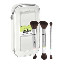 Le Kit de Pinceaux Double-Embout - Kit de pinceaux maquillage visage et yeux, SEPHORA COLLECTION