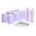 Roll & Bounce Hair Rollers set - Conjunto rolos cabelo styling aderentes