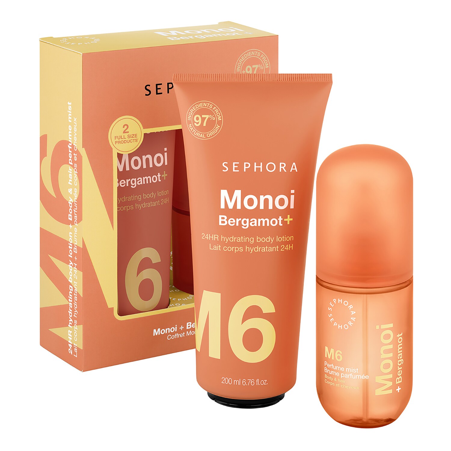 SEPHORA COLLECTION - Monoï & Bergamote - Sada tělové péče
