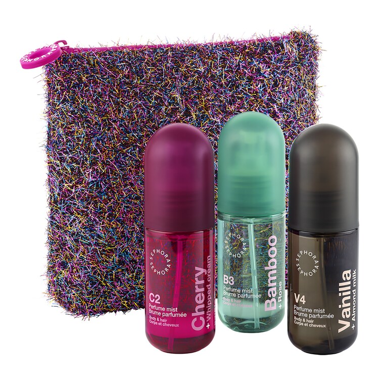MIST & MATCH - Coffret de trio de brumas perfumadas para corpo e cabelo