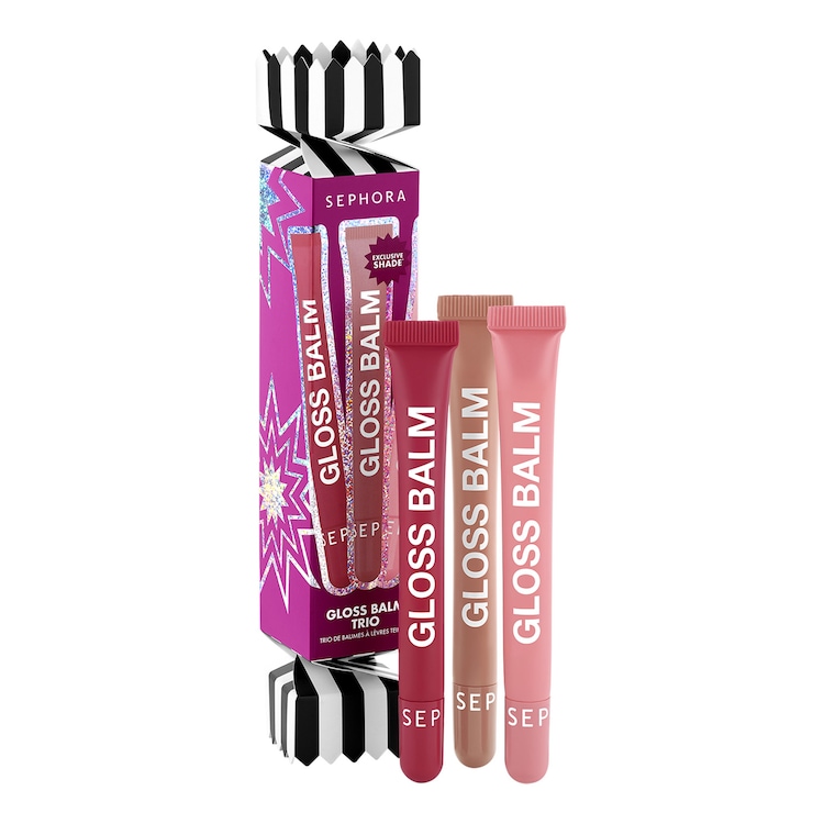 GLOSS BALM TRIO - Zestaw koloryzujących balsamów do ust z unikalnym odcieniem