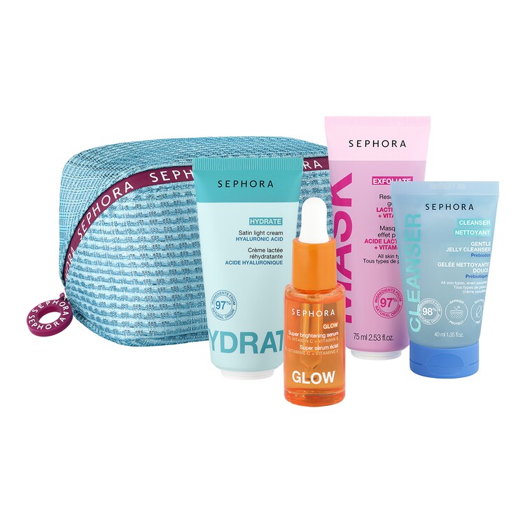 BEAUTY BREAK - Conjunto de 4 essenciais de cuidados faciais