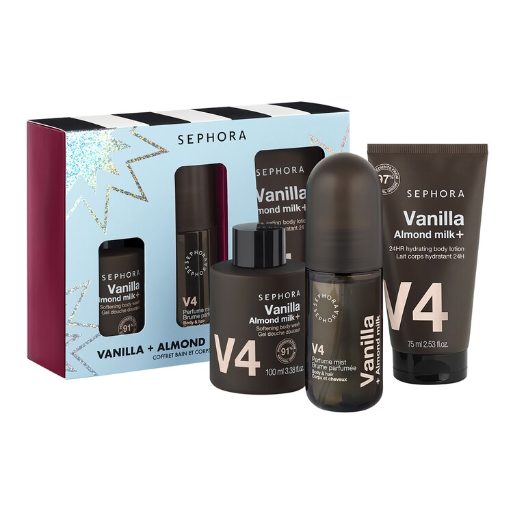 BATH & BODY SET - Cofanetto bagno e corpo vaniglia e latte di mandorla