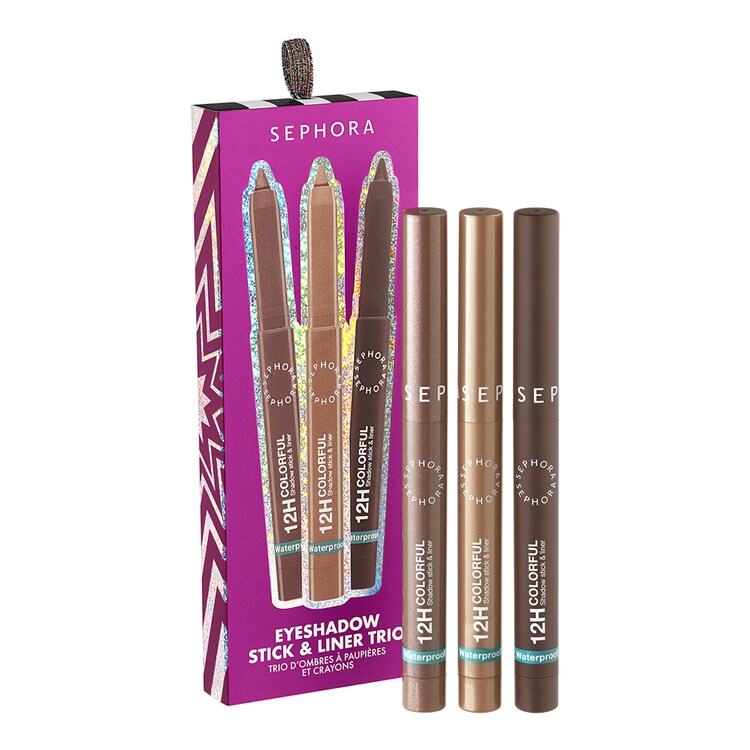 EYESHADOW STICK & LINER TRIO - Coffret trio d'ombres à paupières et crayons