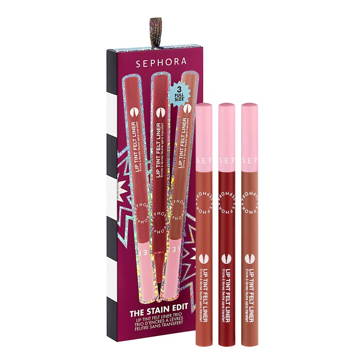 THE STAIN EDIT - Set di tre tinte labbra a pennarello no transfer